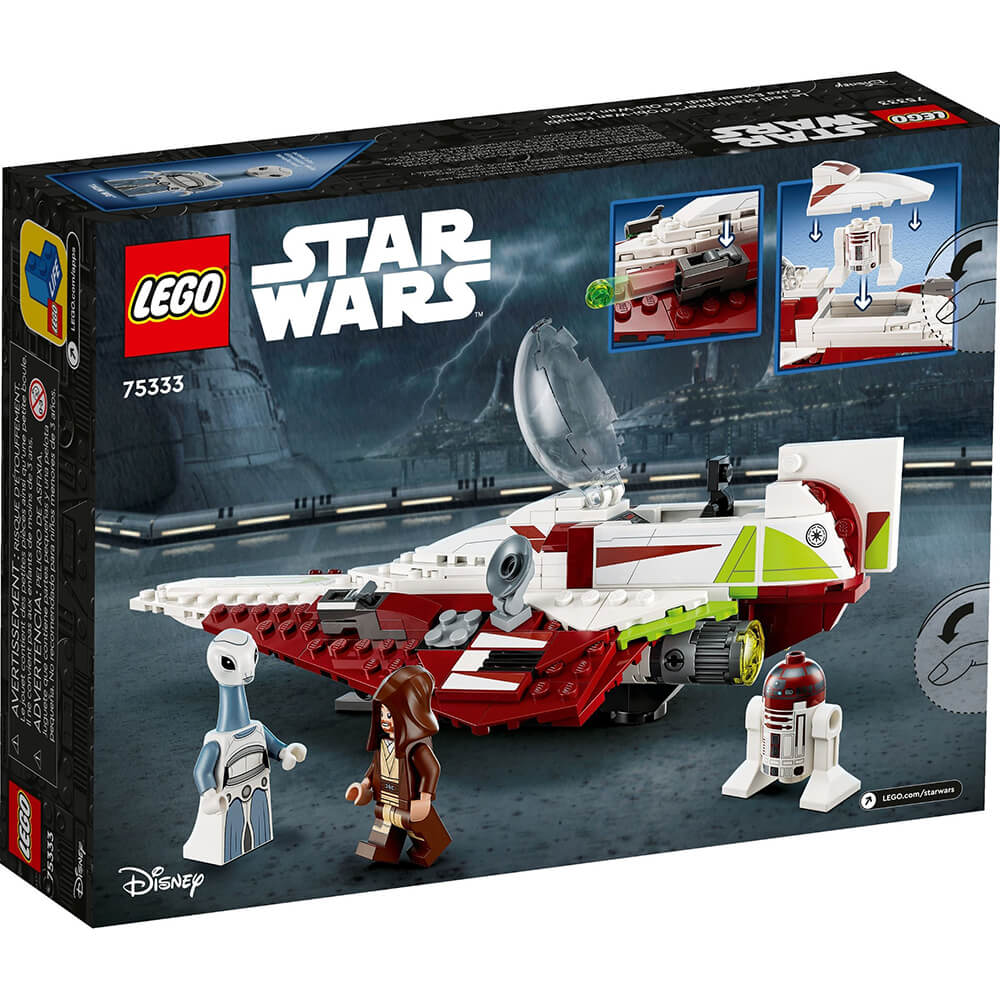 LEGO® Star Obi-Wan Kenobi's Jedi Starfighter™ 75333 Building Kit (282 Pieces)