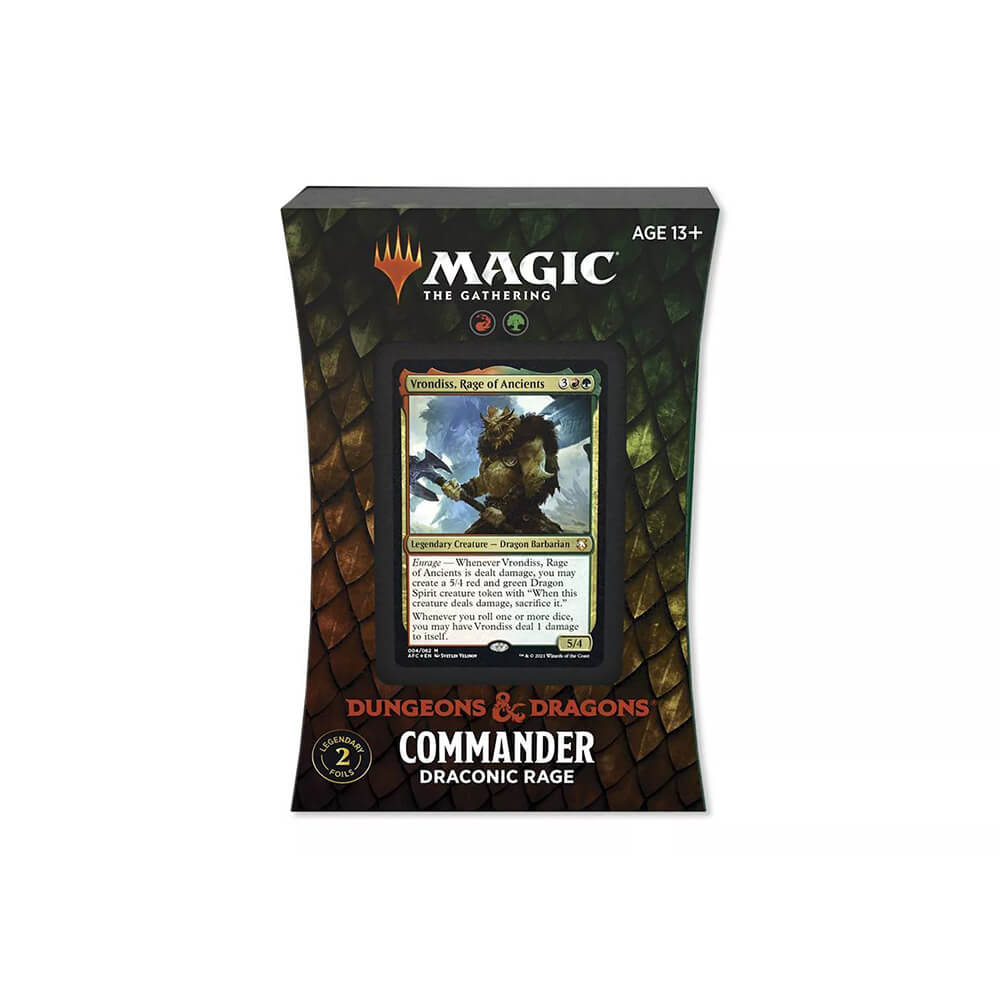 MTG Adventures Forgotten Realms Commander Deck Draconic Rage Maziply Toys MTG Adventures Forgotten Realms Commander Deck Draconic Rage Maziply Toys