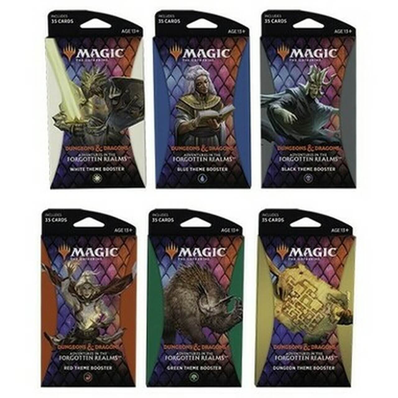 Magic MTG Adventures Forgotten Realms Theme Booster (Styles Vary) Maziply Toys Magic MTG Adventures Forgotten Realms Theme Booster (Styles Vary) Maziply Toys