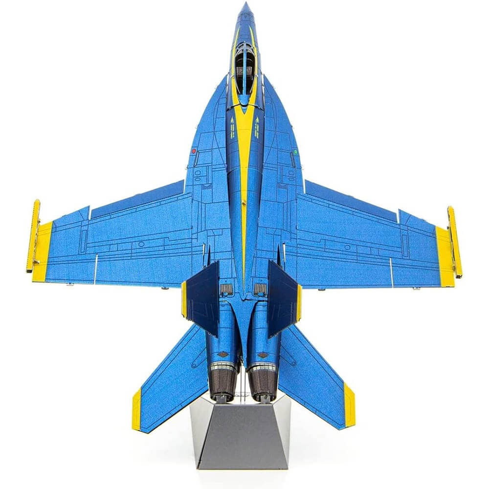 Metal Earth Iconx F/A Super Hornet Blue Angels 2 Sheet Metal Model Kit