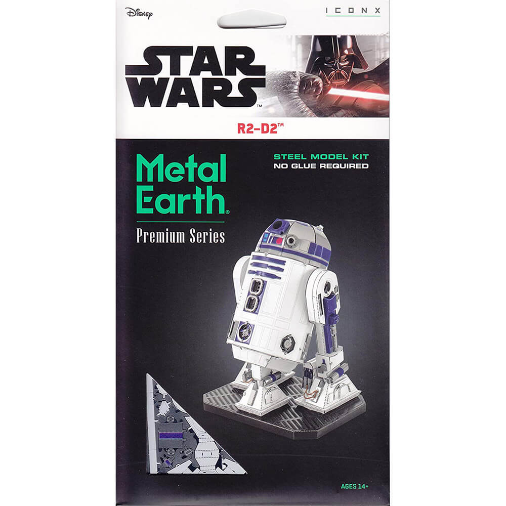 Metal Earth Iconx Star Wars R2-D2 Color 2 Sheet Metal Model Kit