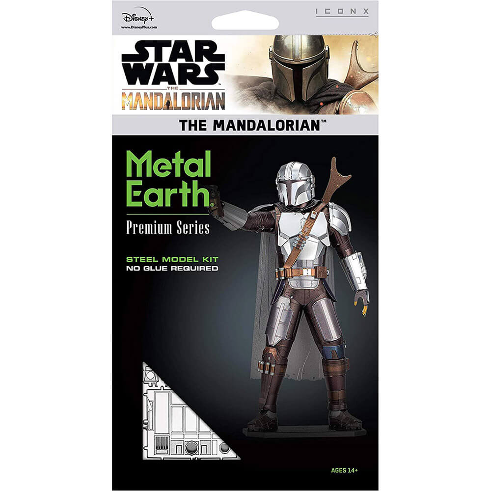 Metal Earth Iconx Star Wars The Mandalorian 3 Sheet Metal Model Kit