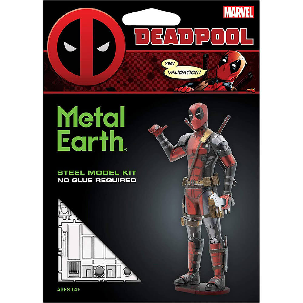 Metal Earth Marvel Deadpool 3.5 Sheet Metal Model Kit