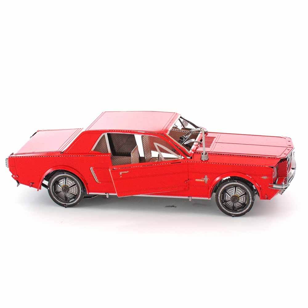 Metal Earth Red Ford 1965 Mustang Coupe 2 Sheet Metal Model Kit