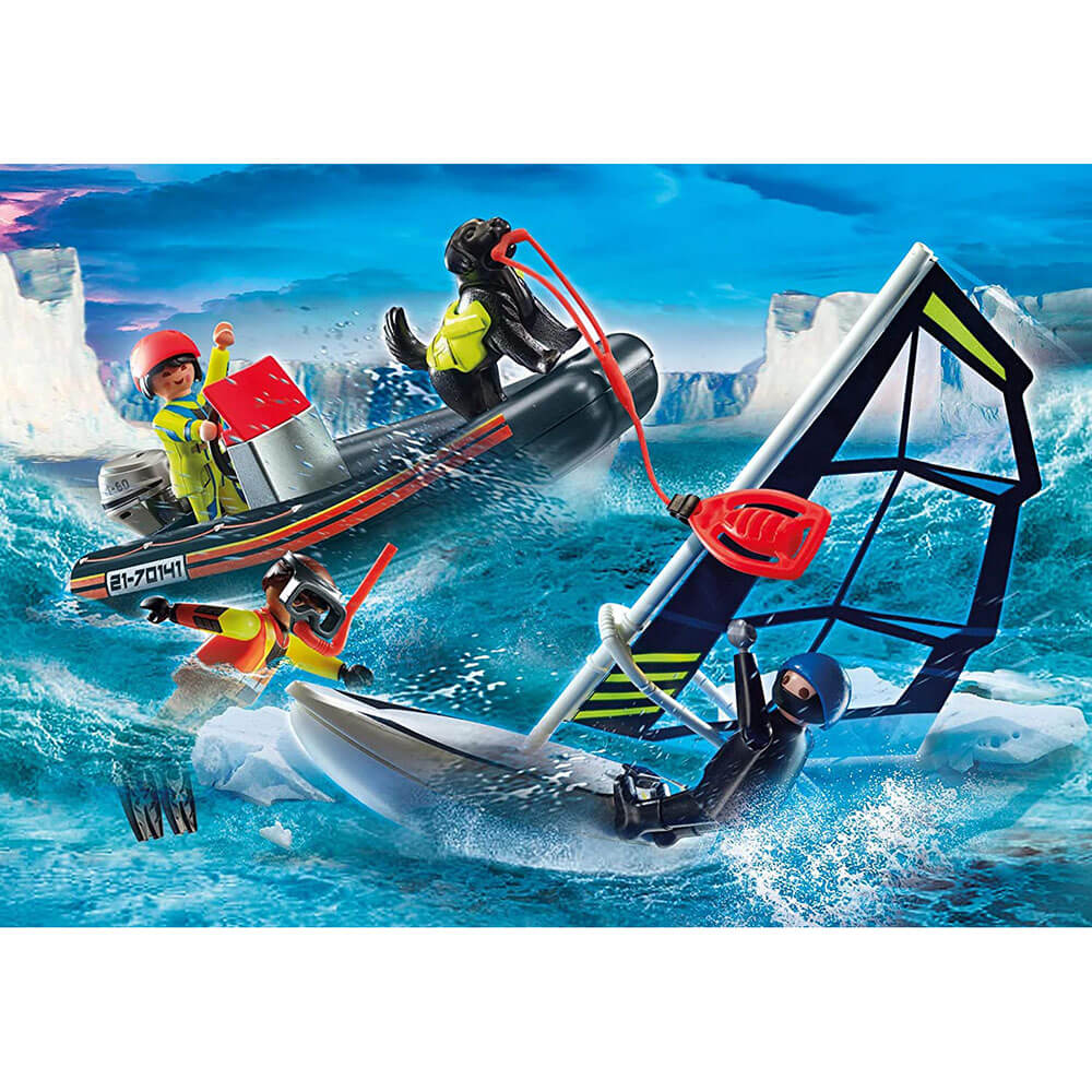 Playmobil City Action Water Rescue with Dog Set (70141)