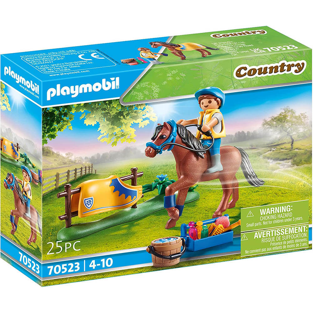 lidenskab Teknologi crush Playmobil Pony Farm Collectible Welsh Playset (70523)
