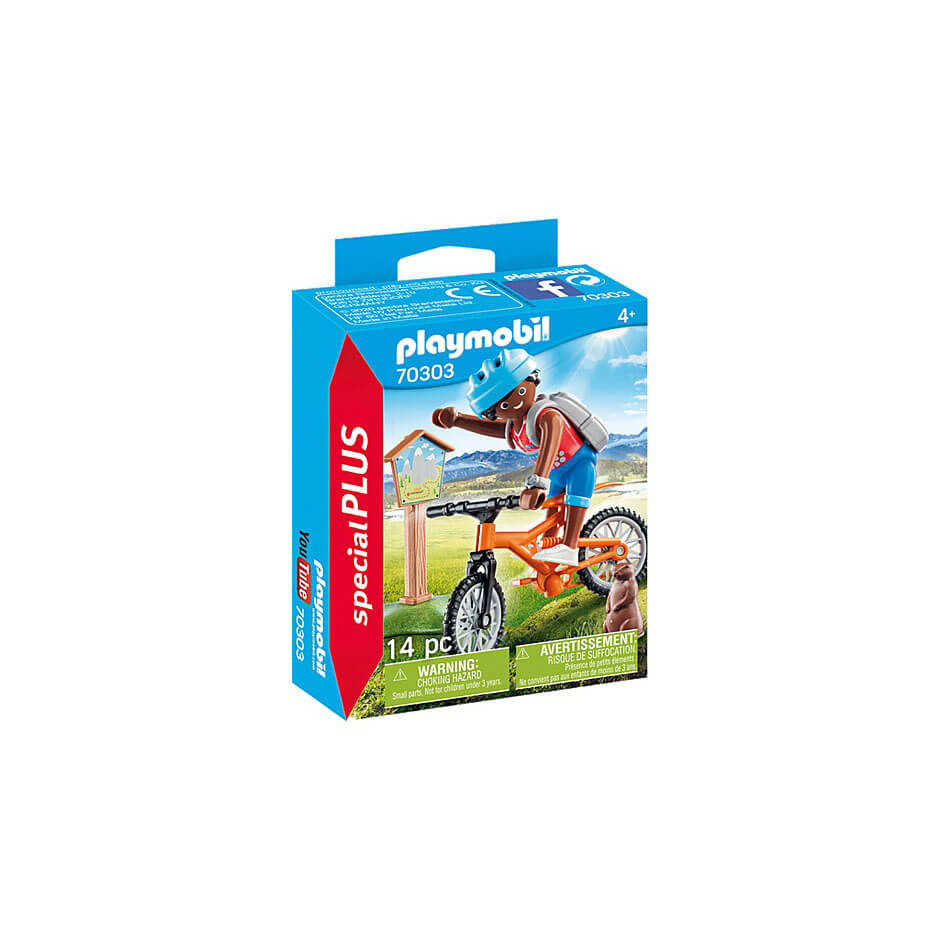 fahrradhelm playmobil PLAYMOBIL Special Plus Mountain Biker (70303) – Maziply Toys