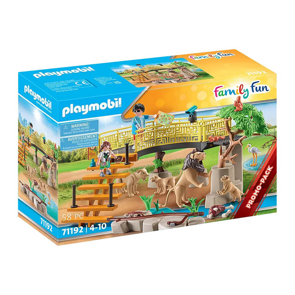PLAYMOBIL Zoo Promo Packs Lion Enclosure Playset (71192)