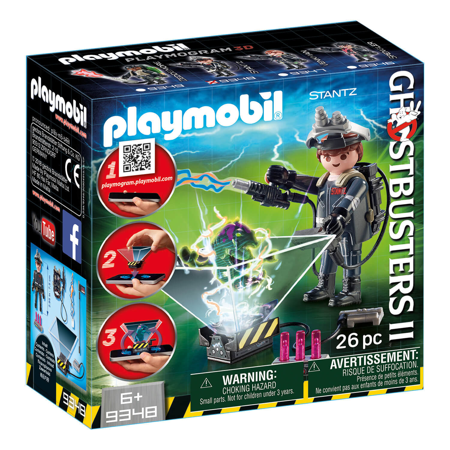PLAYMOBIL Ghostbusters Raymond Stantz 3D (9348) – Maziply Toys