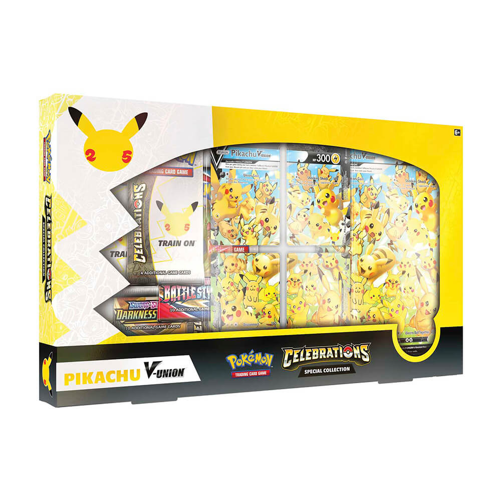 Pokmon TCG: Celebrations Special Collection (Pikachu V-UNION) Maziply Toys Pokmon TCG: Celebrations Special Collection (Pikachu V-UNION) Maziply Toys