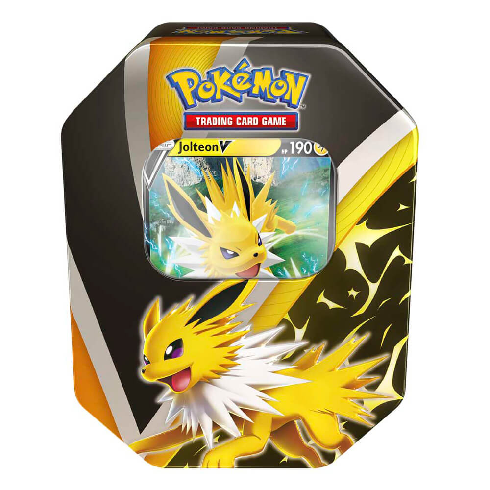Pokemon TCG: Eevee Evolutions Tin (Jolteon) Maziply Toys Pokemon TCG: Eevee Evolutions Tin (Jolteon) Maziply Toys