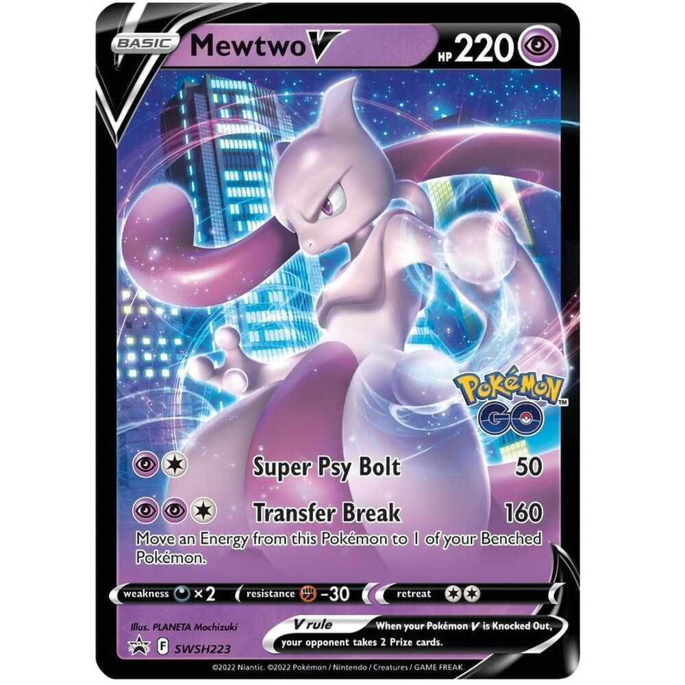 Pokemon TCG Pokemon GO Mewtwo V Battle Deck Maziply Toys Pokemon TCG Pokemon GO Mewtwo V Battle Deck Maziply Toys
