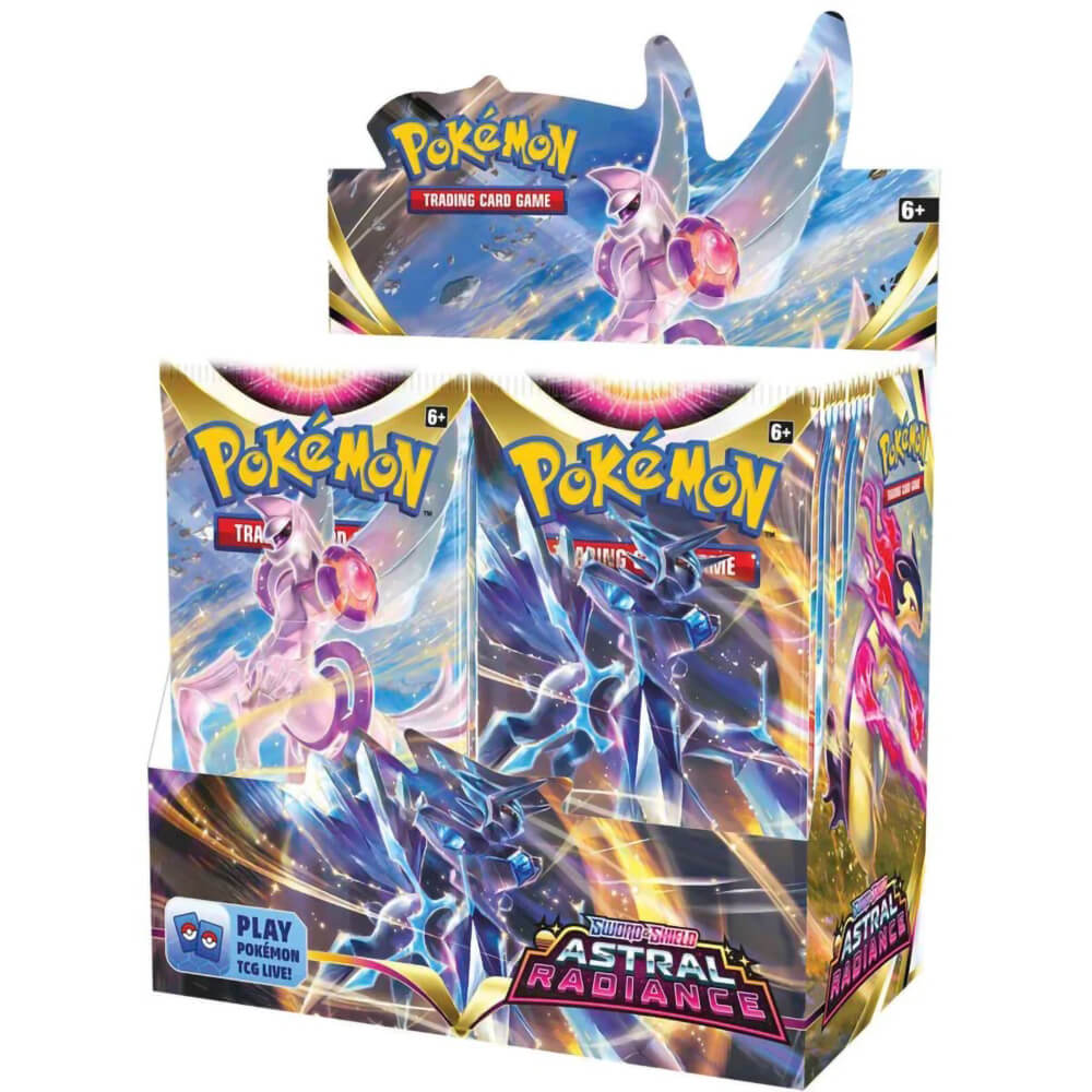 Pokemon TCG S&S Astral Radiance Booster Display Box (36 Packs) Maziply Toys Pokemon TCG S&S Astral Radiance Booster Display Box (36 Packs) Maziply Toys