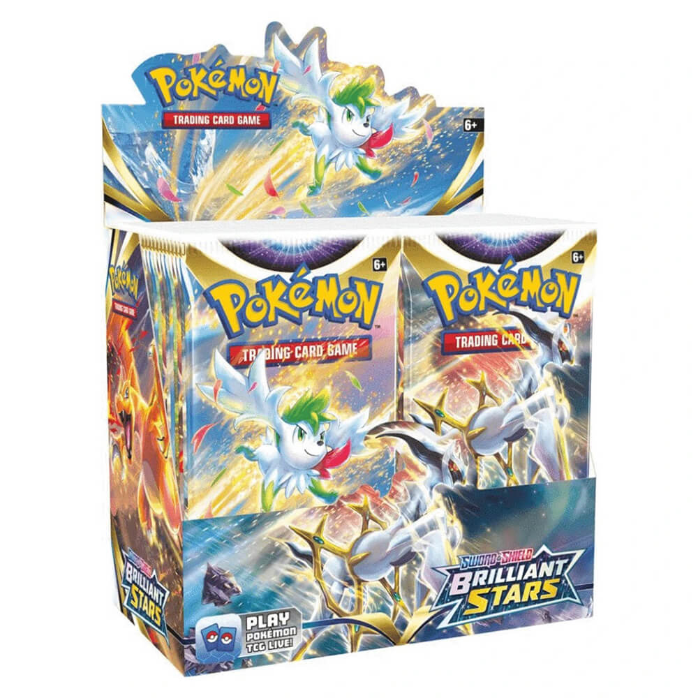 Pokemon TCG Sword & Shield Brilliant Stars Booster Pack Maziply Toys Pokemon TCG Sword & Shield Brilliant Stars Booster Pack Maziply Toys