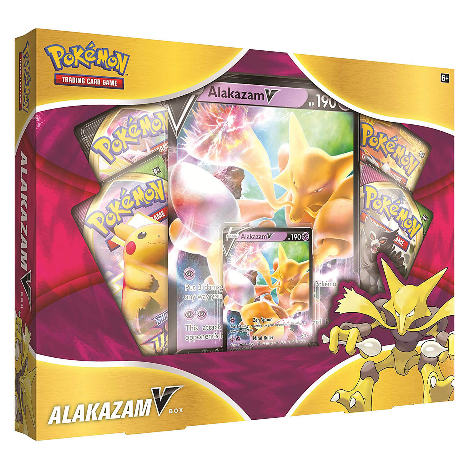 Pokemon Trading Card Game Alakazam V Box Maziply Toys Pokemon Trading Card Game Alakazam V Box Maziply Toys