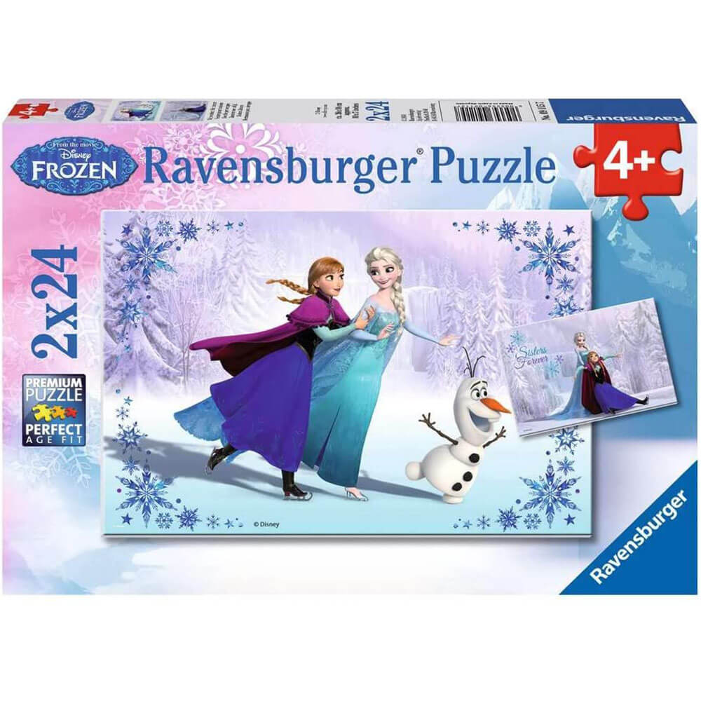 Ravensburger Frozen Sisters Always 2 x 24pc Puzzle