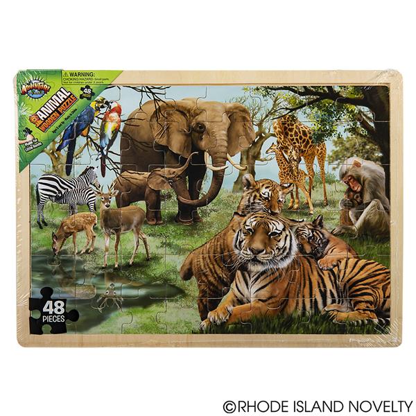 Rhode Island Novelty Zoo Animal 48 Piece Puzzle