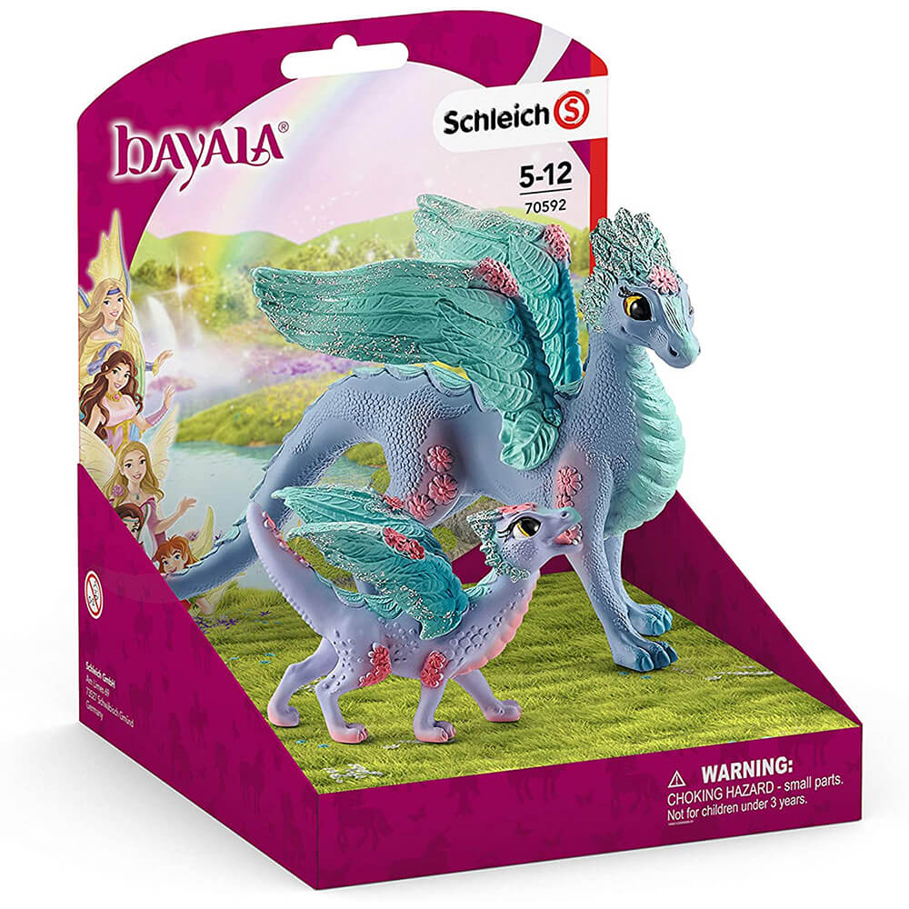 Schleich Bayala Blossom Dragon Mother and Baby