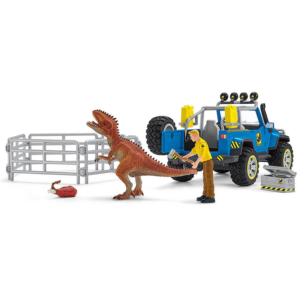 Schleich Dinosaurs Off-Road Vehicle with Dino Outpost Playset