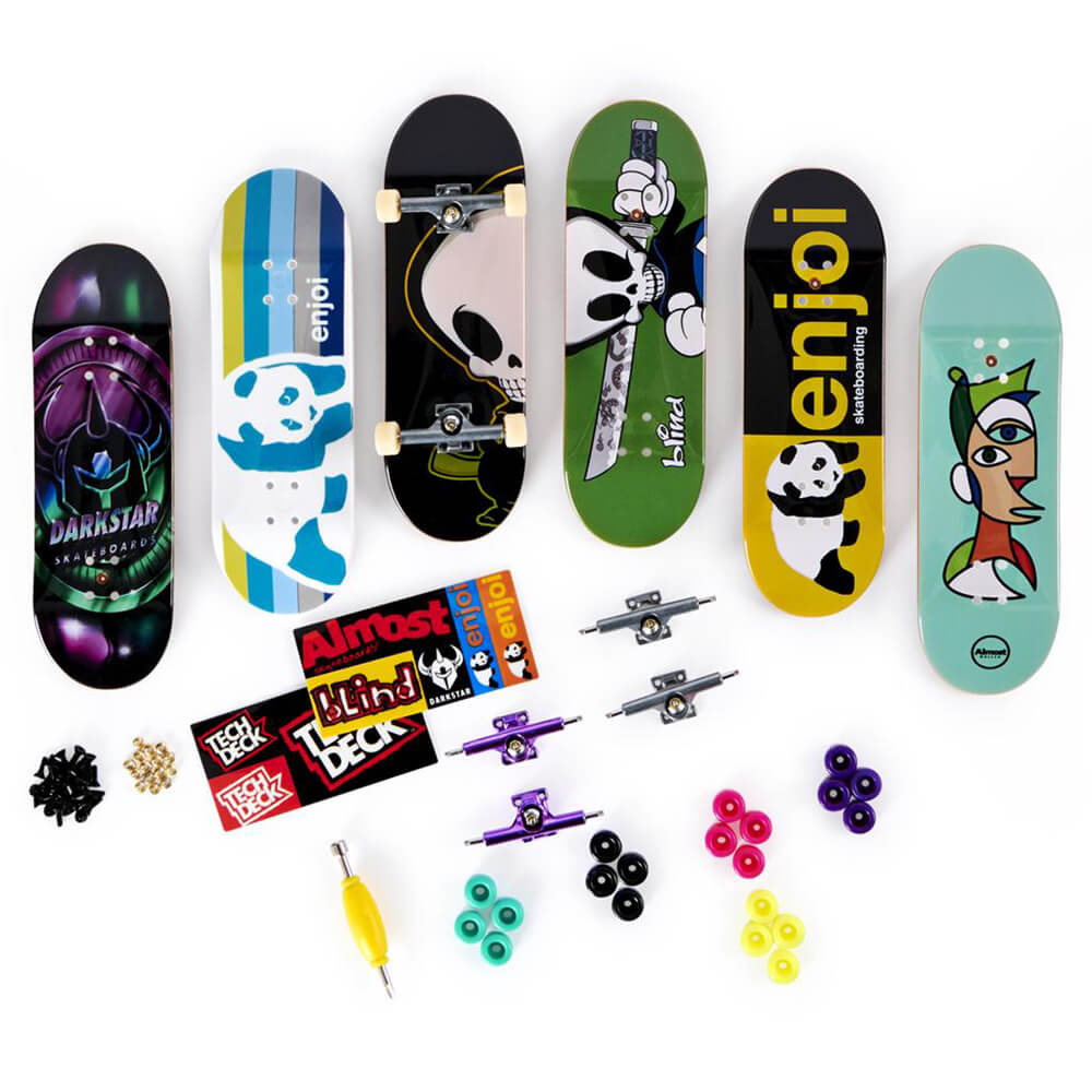 Tech Deck 25th Anniversary Fingerboards 8-Pack