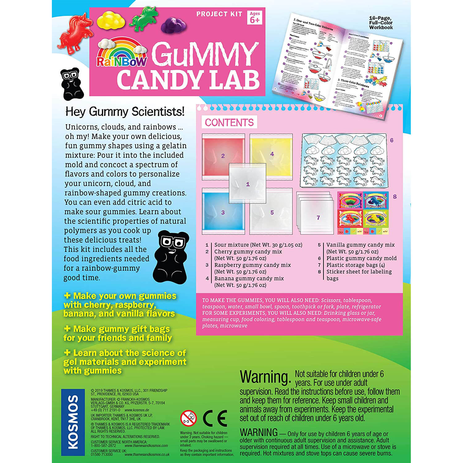 Thames and Kosmos Rainbow Gummy Candy Lab