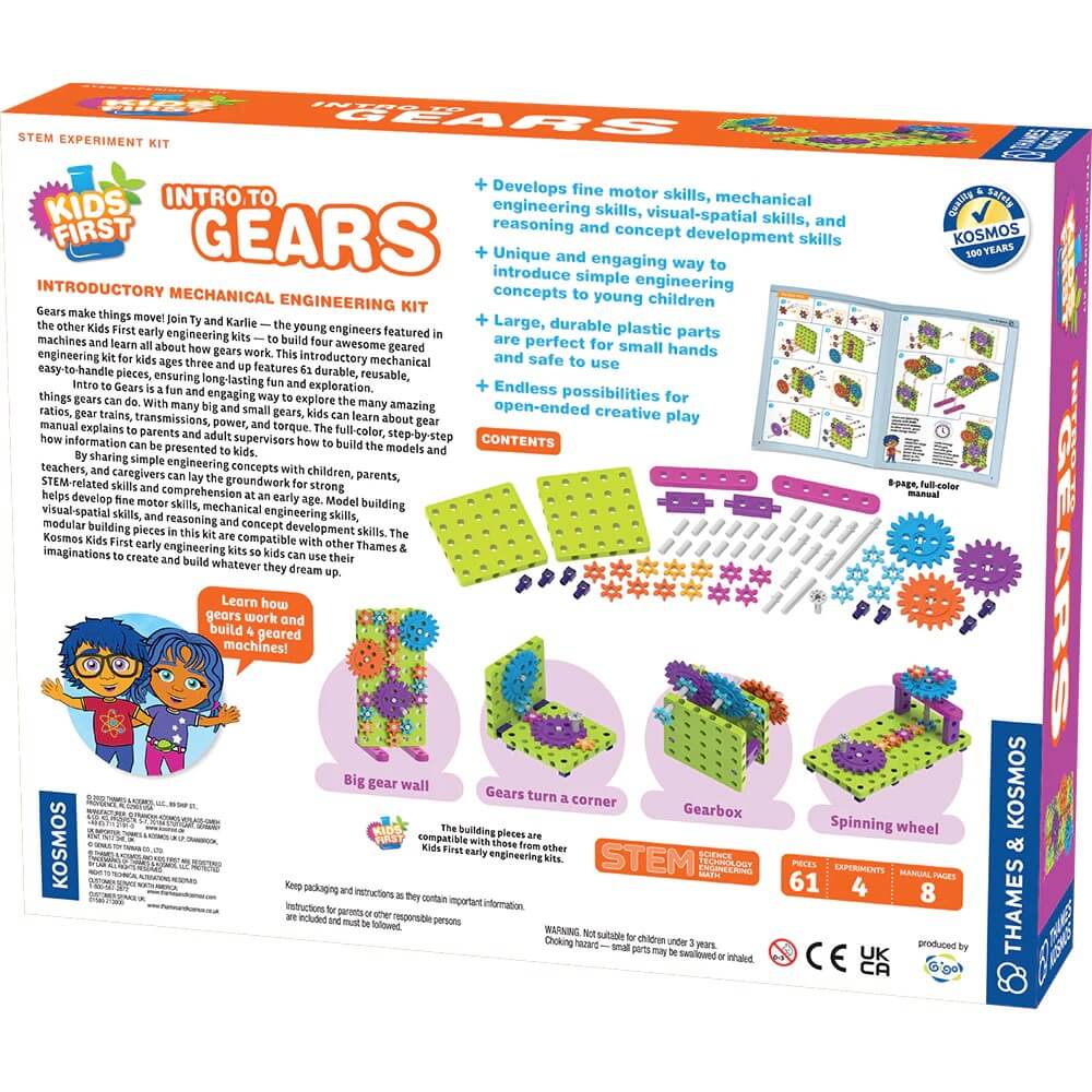 Thames & Kosmos Kids First Intro to Gears Science Set