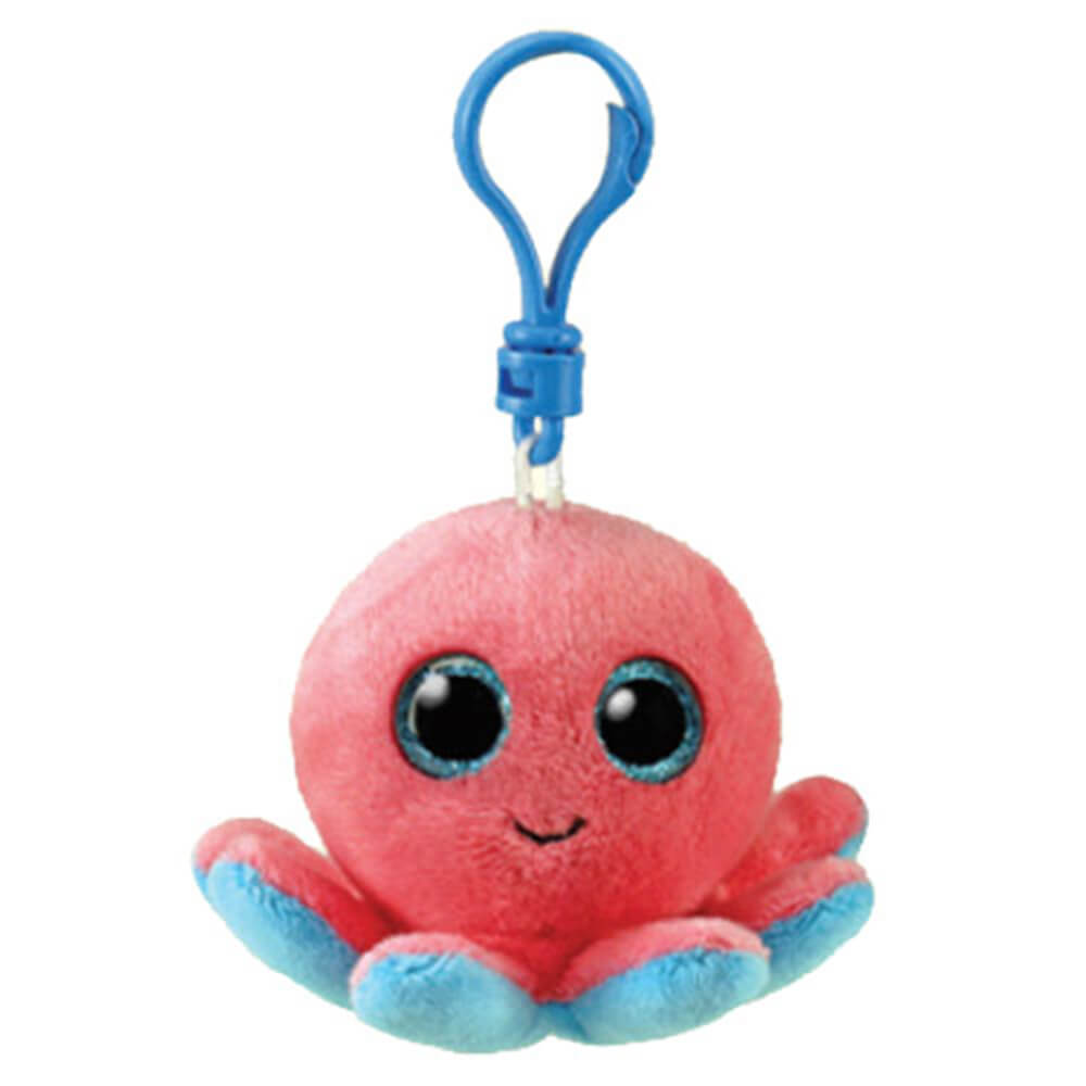 Ty Beanie Boos Sheldon the Coral Octopus Clip
