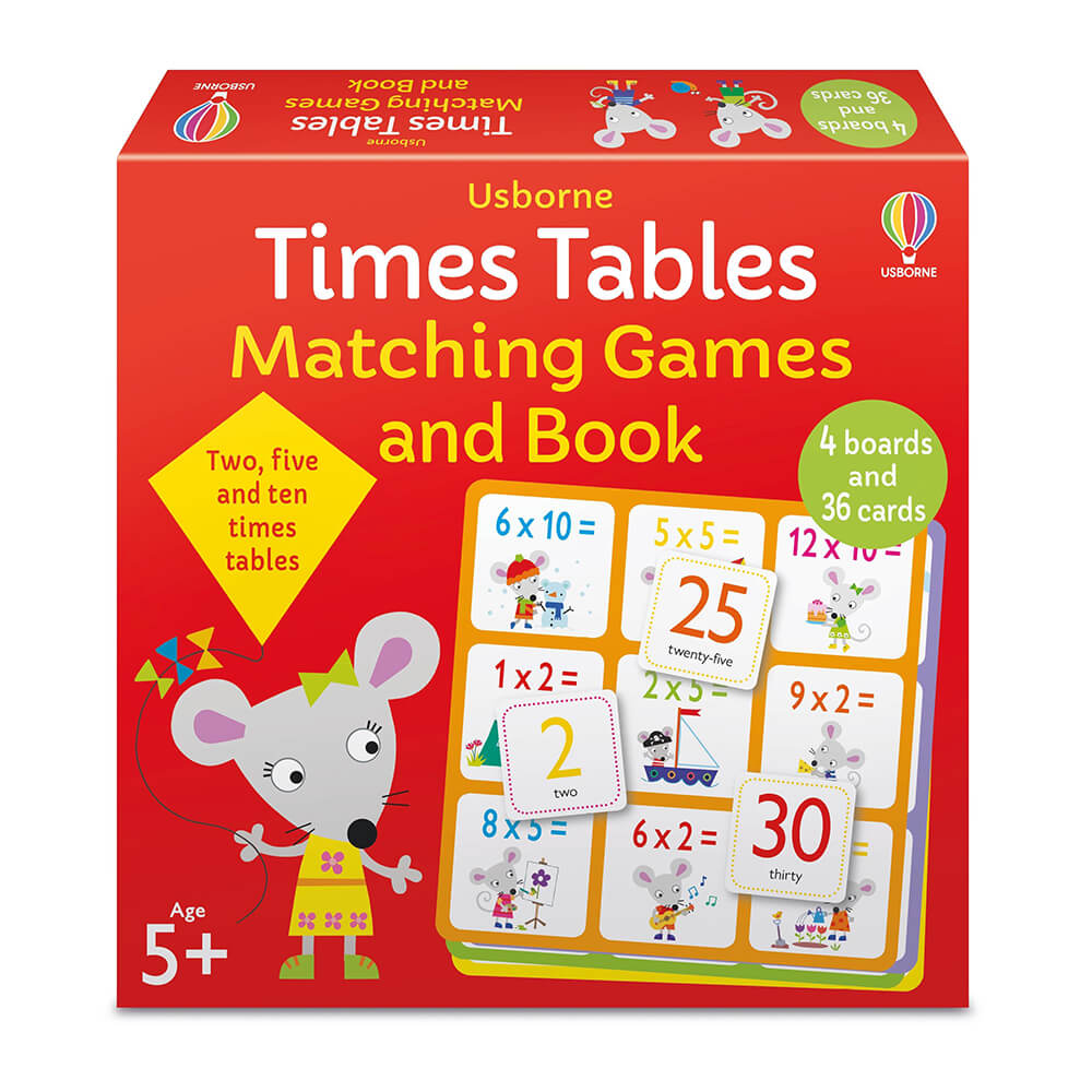 Usborne Times Tables, Matching Games (Matching Games)