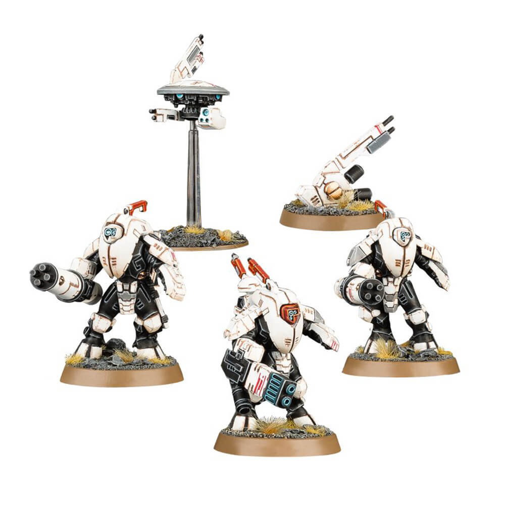 Warhammer 40K Tau Empire XV25 Stealth Battlesuits Set warhammer-40k-tau-empire-xv25-stealth-battlesuits-set