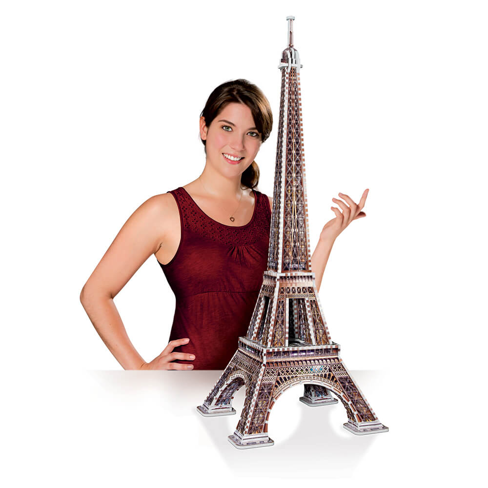 Wrebbit 3D The Eiffel Tower 816 Piece 3D Jigsaw Puzzle