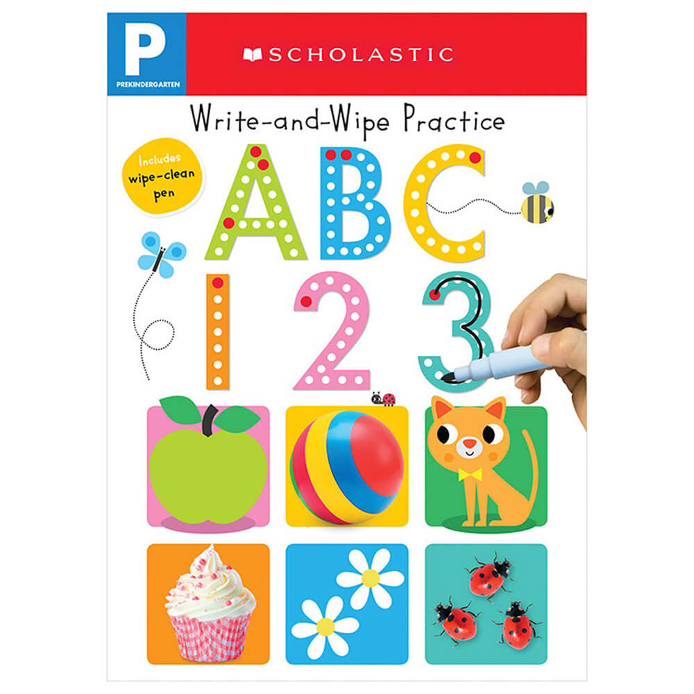Write and Wipe Practice Flip Book: ABC 123 Early Learners