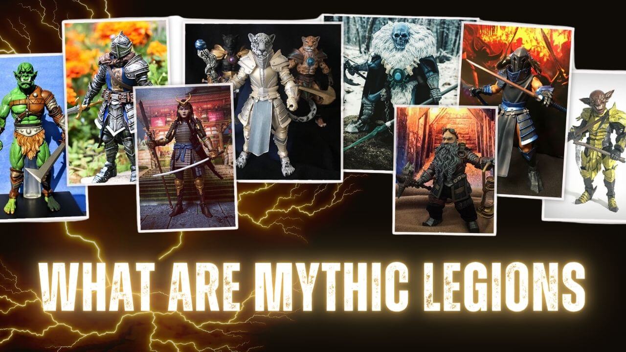 What are Mythic Legions? Mythic Legions are highly detailed and customizable action figures with a fantasy theme, created by Four Horsemen Studios.