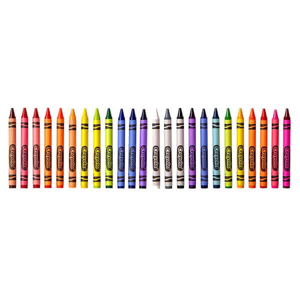 Arts and Crafts at Maziply Toys. Shown are crayons in a variety of colors.