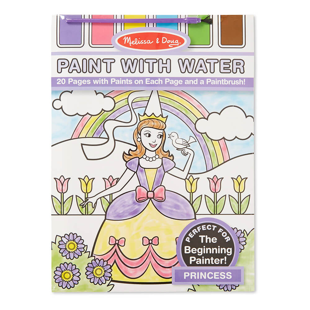Melissa and Doug Princess Paint with Water Kids Art Pad