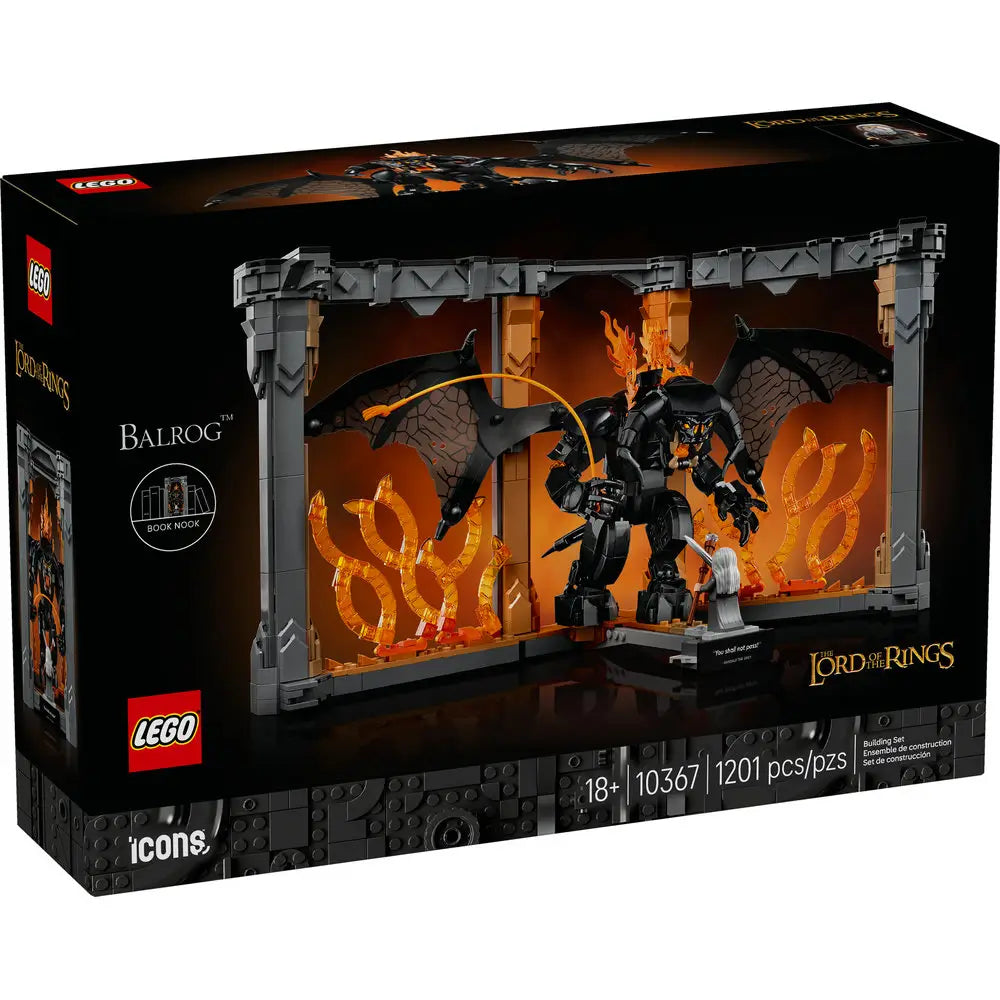 LEGO® Icons Lord of the Rings The Lord of the Rings Balrog Book Nook (10367)
