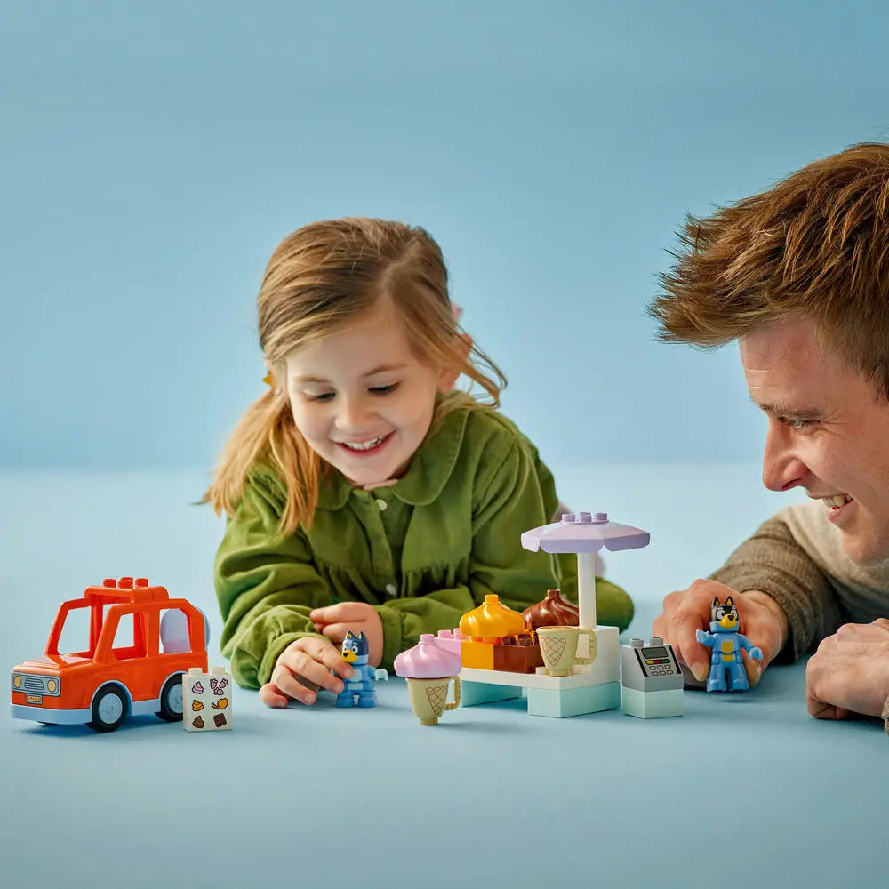 LEGO® DUPLO Bluey Ice Cream Trip with Bluey (10458)