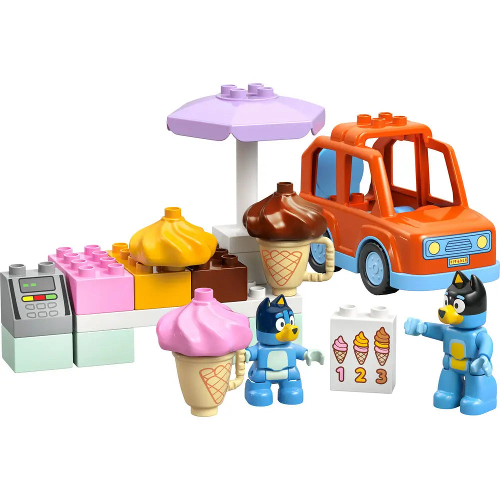 LEGO® DUPLO Bluey Ice Cream Trip with Bluey (10458)