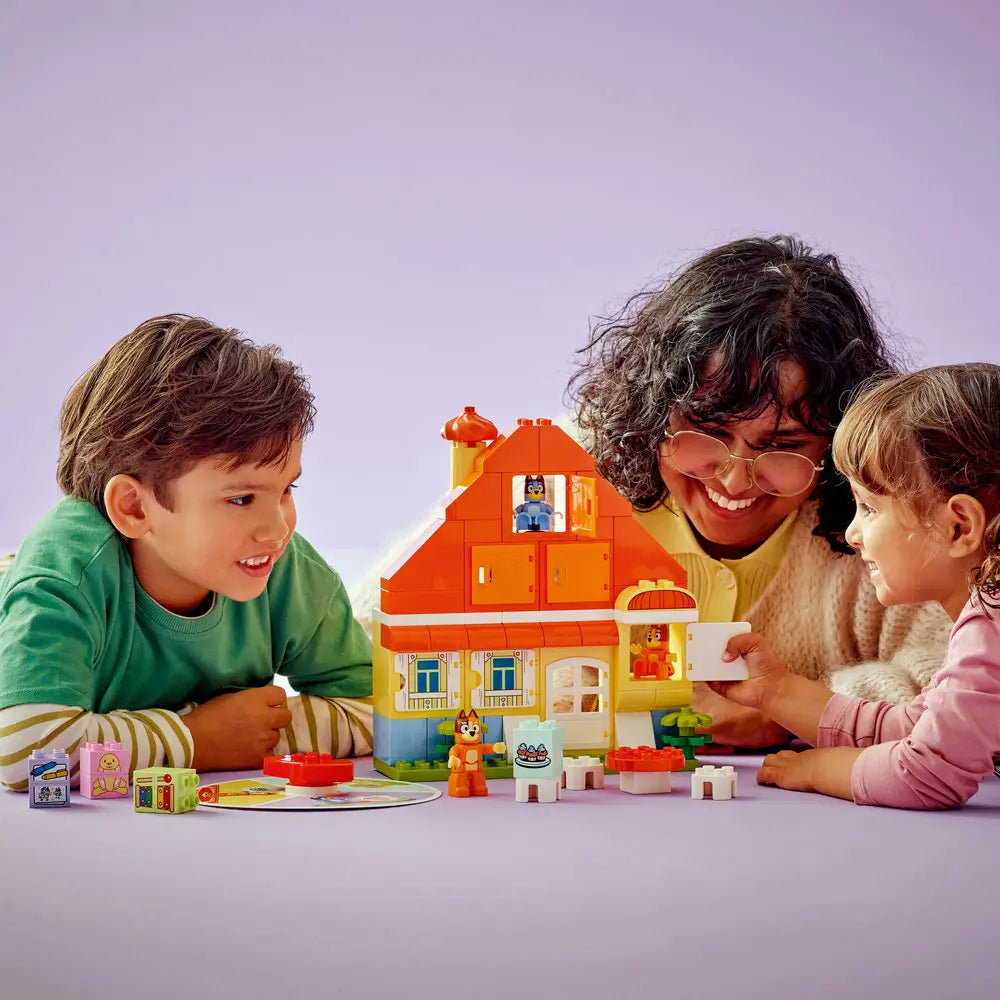 LEGO® DUPLO Bluey Bluey's Family House with Memory Game (10459)