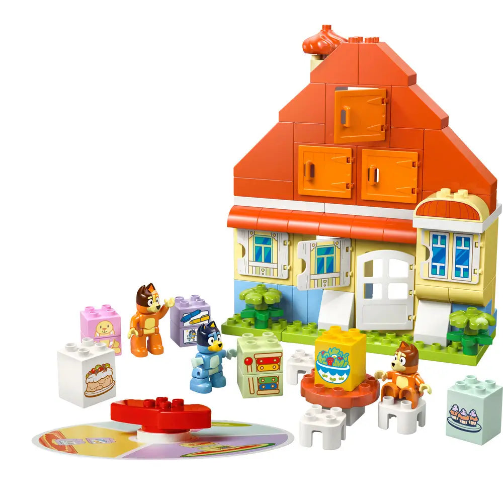LEGO® DUPLO Bluey Bluey's Family House with Memory Game (10459)