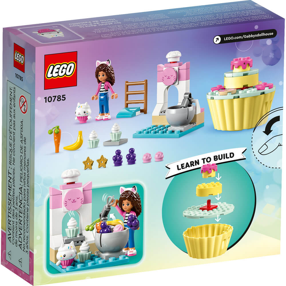 LEGO® Bakey with Cakey Fun 10785 Building Toy Set (58 Pieces) back of the box