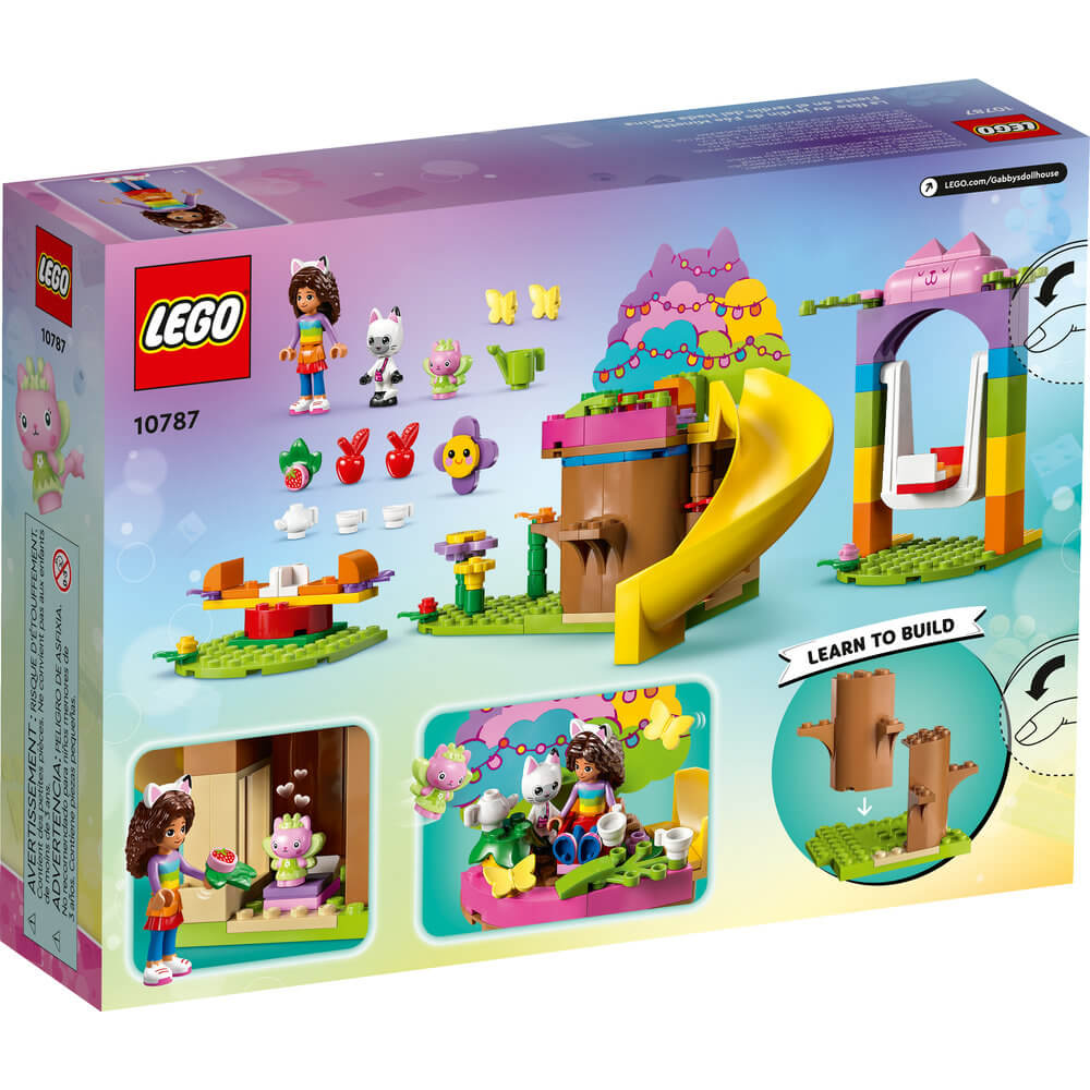 LEGO® Kitty Fairy’s Garden Party 10787 Building Toy Set (130 Pieces) back of the box