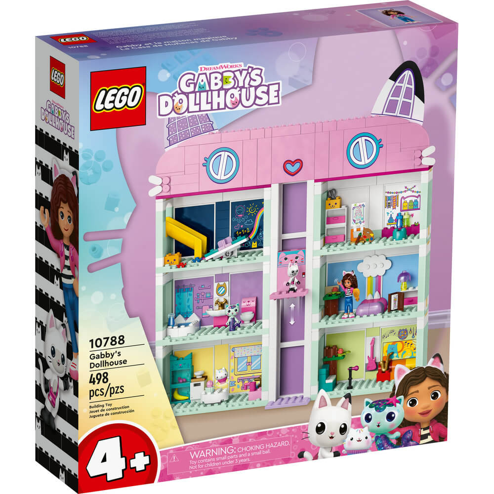 LEGO® Gabby’s Dollhouse 10788 Building Toy Set (498 Pieces) front of the box