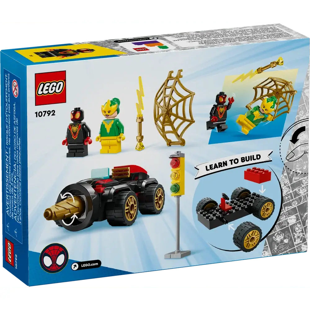 LEGO® 4+ Spidey Drill Spinner Vehicle Building Set (10792)