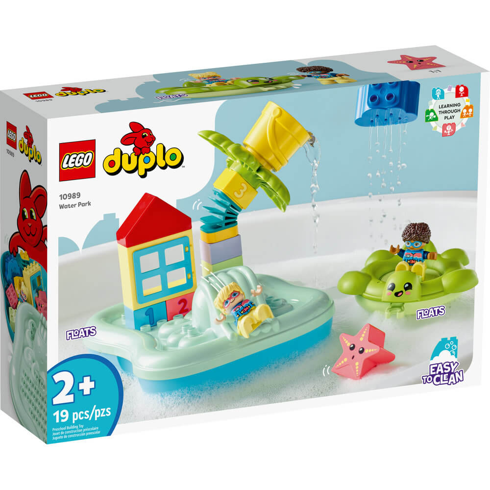 LEGO® DUPLO® Town Water Park 10989 Building Toy Set (19 Pieces) front of the box