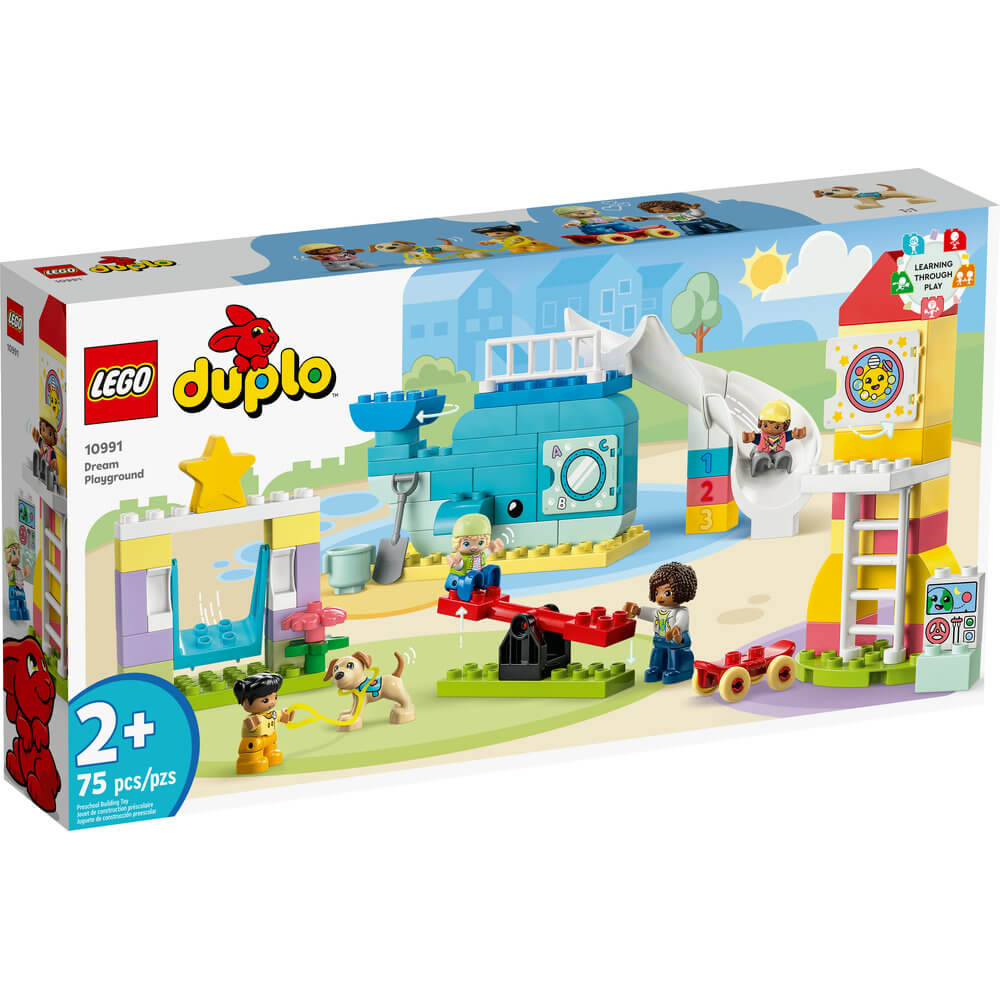 LEGO® DUPLO® Town Dream Playground 10991 Building Toy Set (75 Pieces) front of the package
