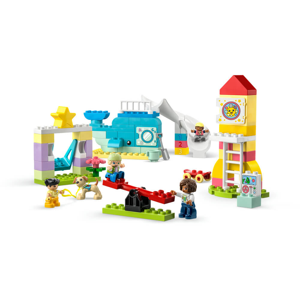 LEGO® DUPLO® Town Dream Playground 10991 Building Toy Set (75 Pieces) built