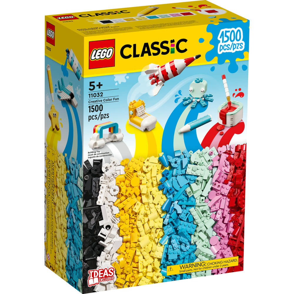 LEGO® Classic Creative Color Fun 11032 Building Toy Set (1,500 Pieces) front of the box
