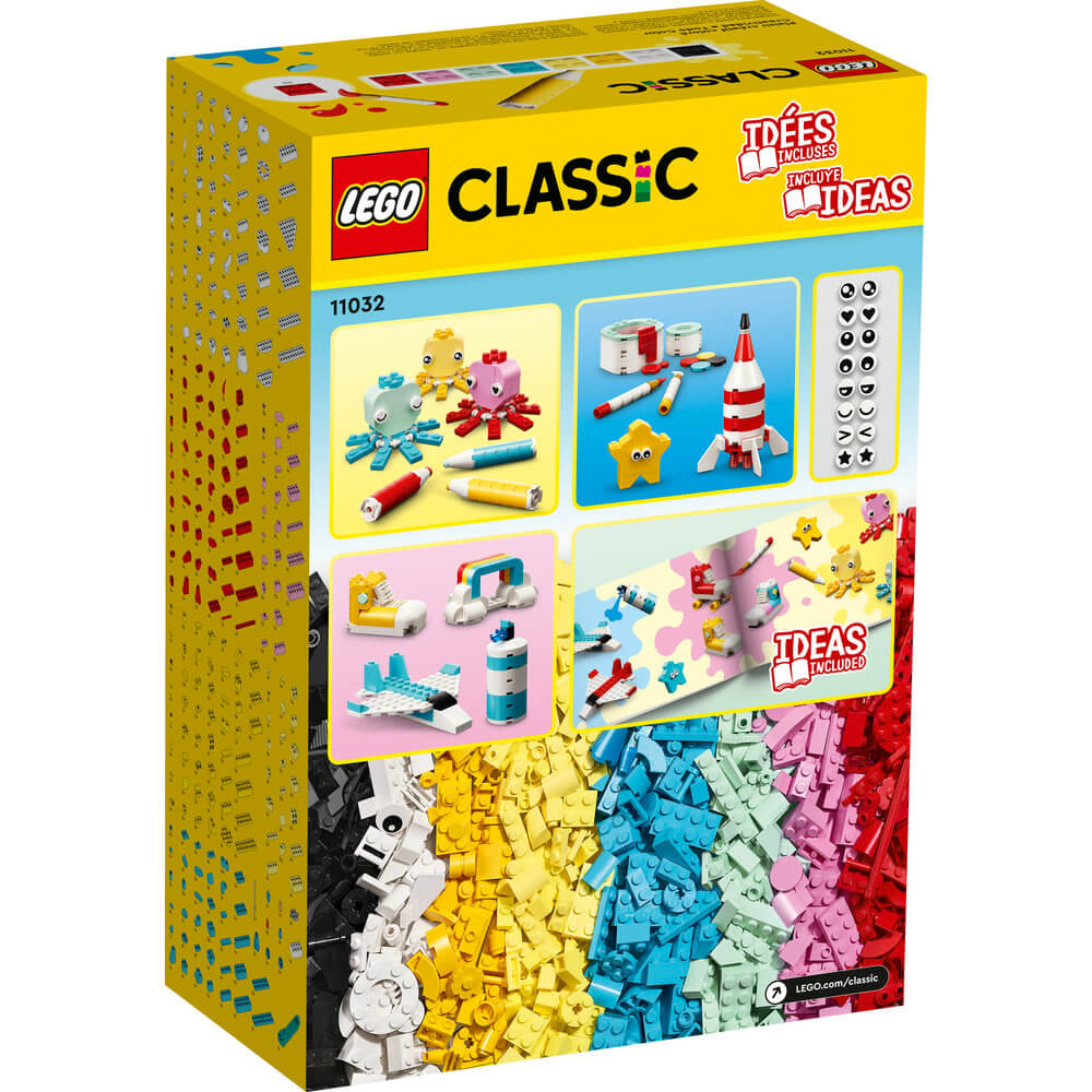 LEGO® Classic Creative Color Fun 11032 Building Toy Set (1,500 Pieces) back of the box