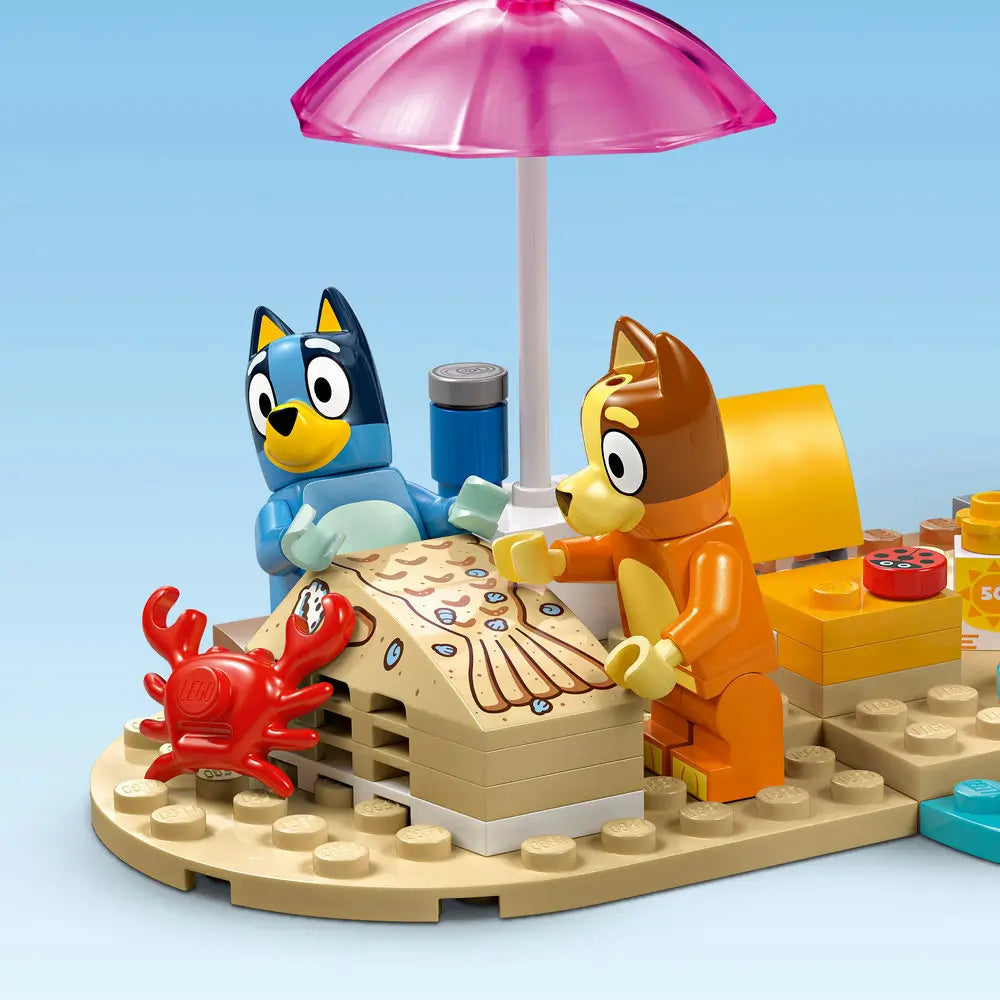 LEGO® Bluey Bluey's Beach & Family Car Trip (11202)