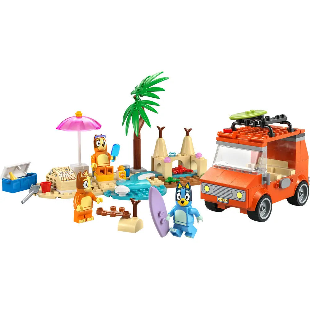 LEGO® Bluey Bluey's Beach & Family Car Trip (11202)